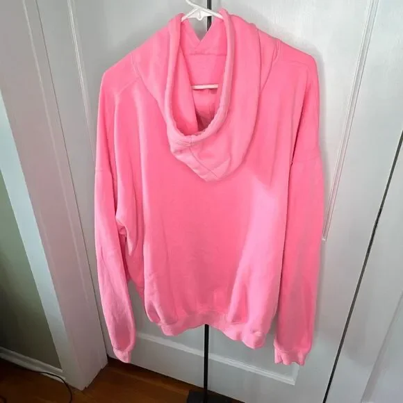 Pacific & Co Coachella Palm Springs Embroidered Pink Hoodie Unisex Size XLarge - Picture 5 of 5